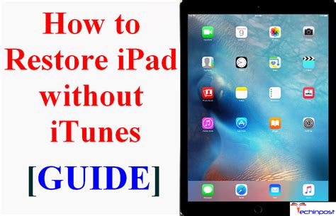 How to reset an iPad?
