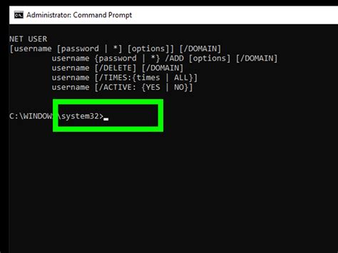 How to reset local admin password via cmd?