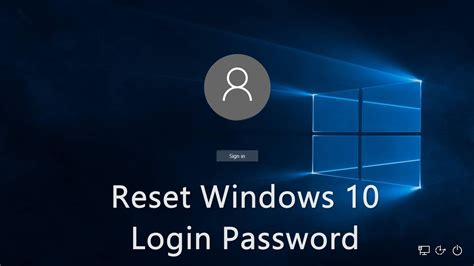 How to reset password on Windows 10?