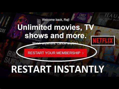 How to restart Netflix?