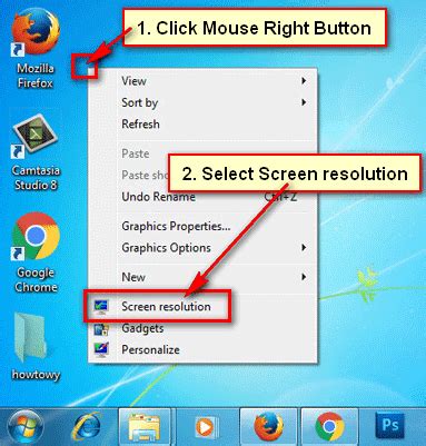 How to rotate screen Windows 7?