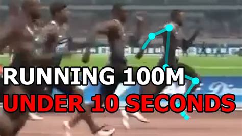 How to run 100m in 13 seconds?