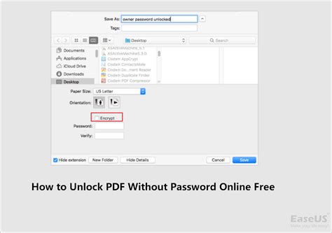 How to save password protected PDF without password in iPhone?