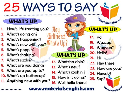 How to say whats up to a girl?