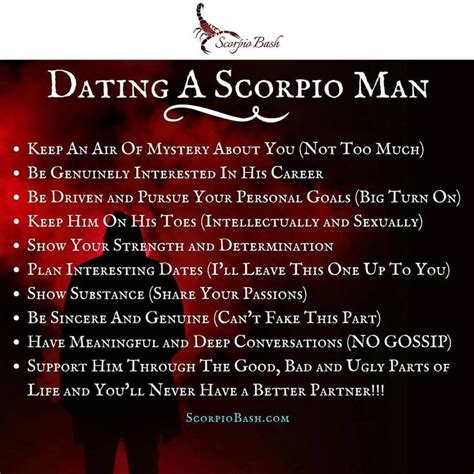How to seduce Scorpio man?