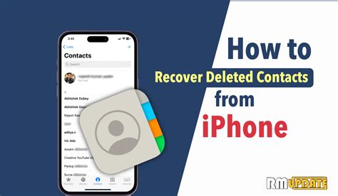 How to see deleted contacts?