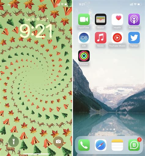 How to set different wallpaper on lock screen and home screen Android?