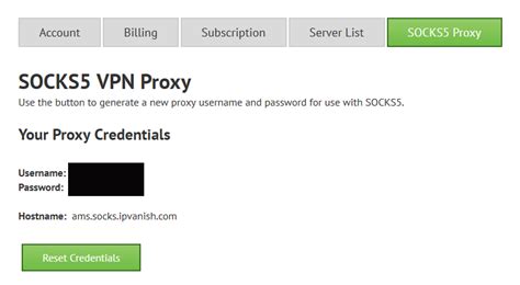 How to set up IPVanish SOCKS5 proxy in Windows 10?