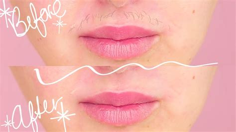 How to shave lips?