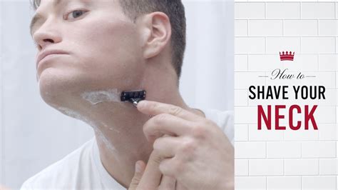 How to shave neck safely?