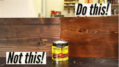 How to stain cheap wood furniture?