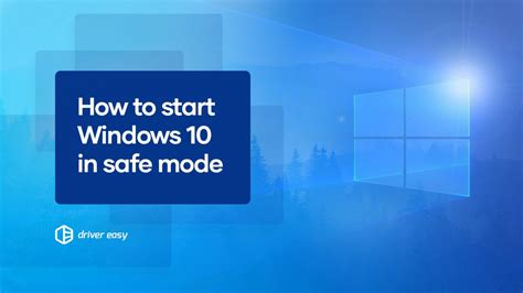 How to start Windows 10 in Safe Mode while booting reddit?
