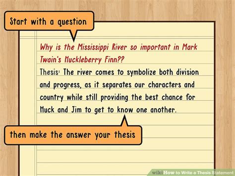 How to start a thesis?