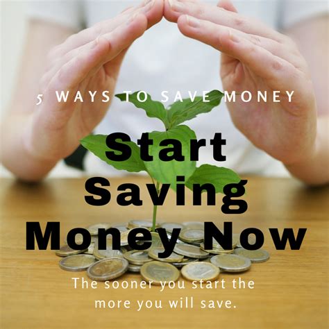 How to start saving money?