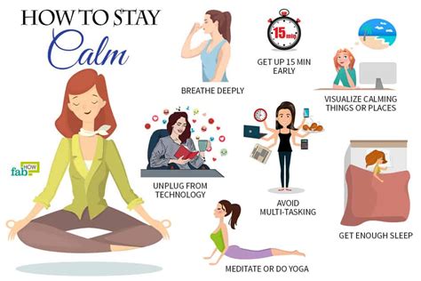 How to stay calm?