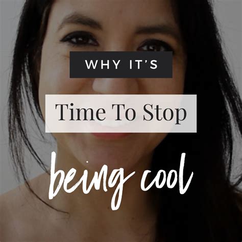 How to stop being cool girl?