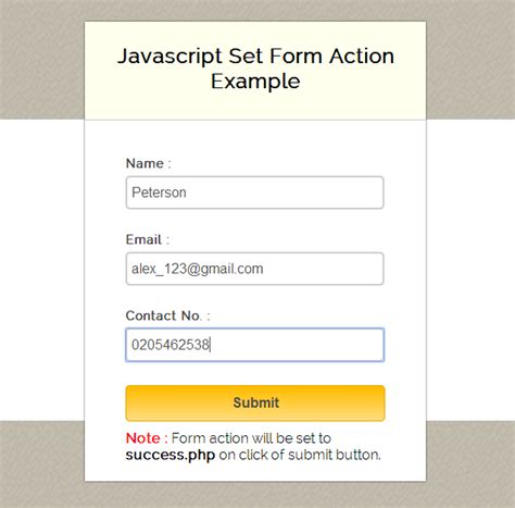 How to stop form action in JavaScript?