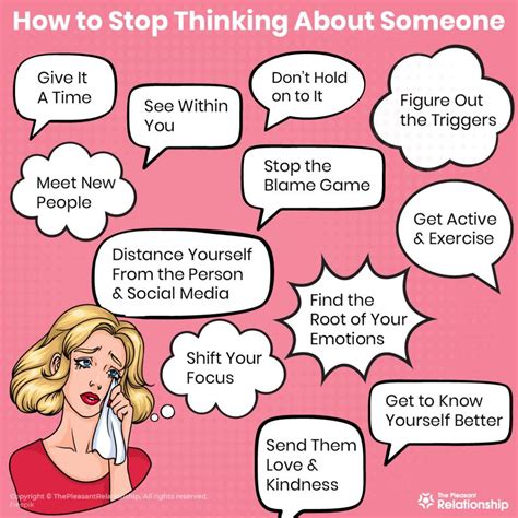 How to stop thinking of someone?