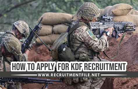 How to succeed in KDF recruitment?