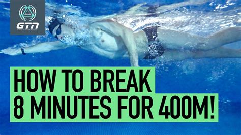 How to swim 400m in 8 minutes?