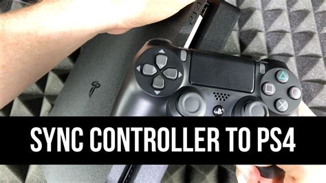 How to sync PS4 controller?