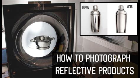 How to take a picture of a shiny object without a reflection?