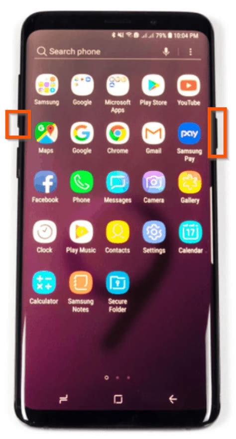 How to take screenshot in Samsung if side button is not working?