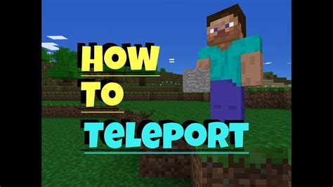 How to teleport in Minecraft?