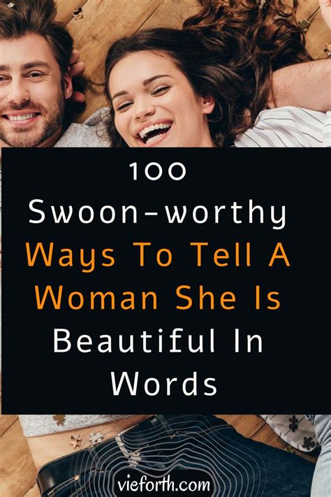 How to tell a woman shes beautiful?