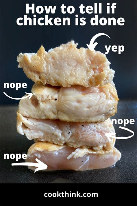 How to tell if rotisserie chicken is done without thermometer?