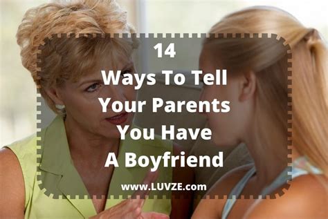 How to tell my parents I have a boyfriend gay?