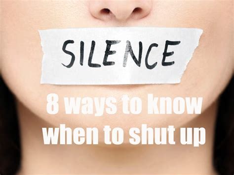 How to tell someone to shut up without telling them to shut up?