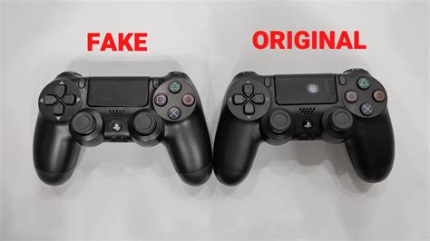 How to tell the difference between real and fake PS4 controller?