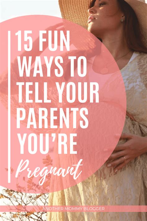 How to tell your parents you're pregnant?