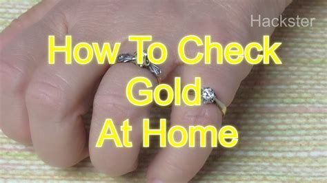 How to test gold at home?