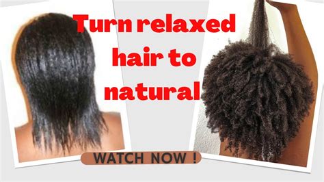 How to transform relaxed hair to afro?