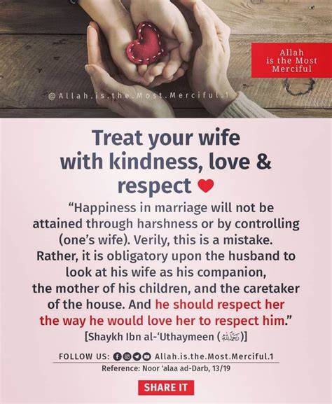 How to treat your wife in Islam?