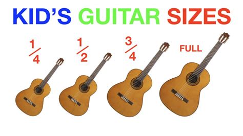 How to tune A 1 2 size guitar?