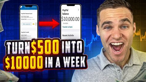 How to turn $500 into $10,000?