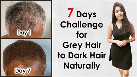 How to turn black hair to grey hair?