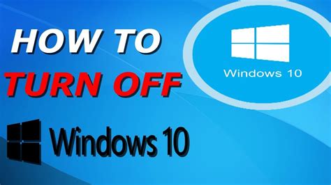 How to turn off PC?