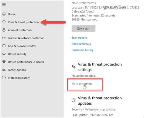 How to turn off Windows Virus and threat protection notification?