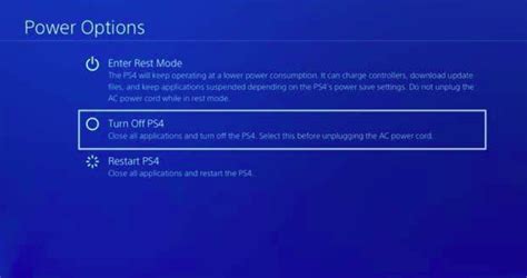 How to turn off ps4?
