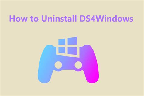How to uninstall DS4Windows?