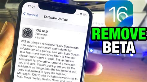 How to uninstall iOS 16?