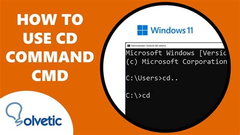 How to use CD in CMD?