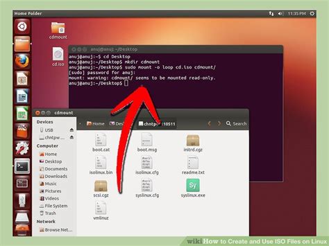 How to use ISO file in Linux?