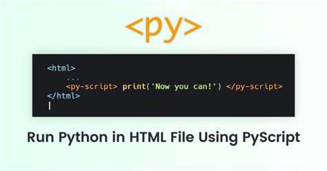 How to use Python code in HTML?