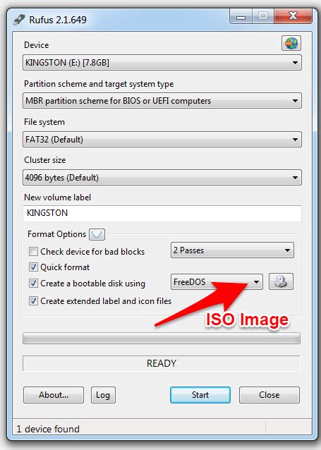 How to use Rufus with ISO?