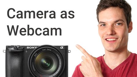 How to use camera as webcam?